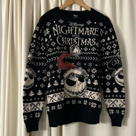 Primark Sweaters - Disney Nightmare Before Christmas Holiday Sweater featuring Jack Skellington.
